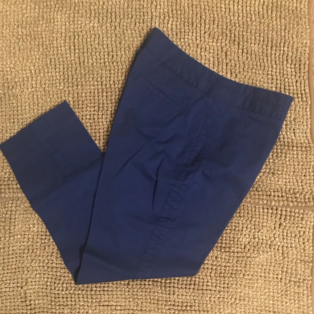 Women’s Anne Klein Blue Crop Ankle Pants Size 10